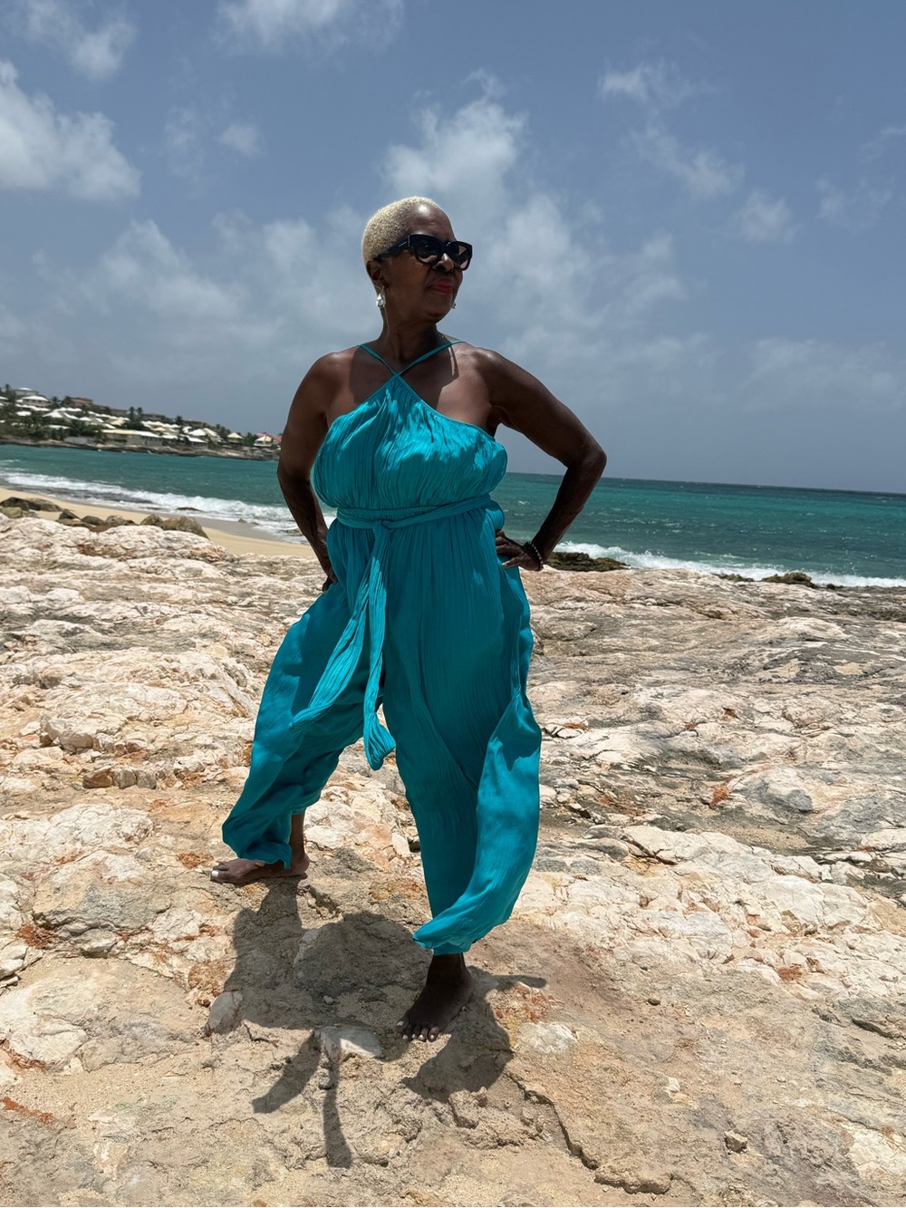 NWT Banana Republic Turquoise Jumpsuit